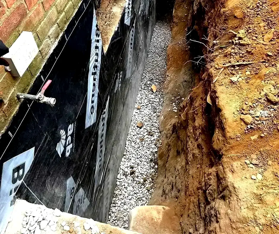 Excavated Basement Waterproofing in Dayton, OH Excavated Basement Waterproofing in Dayton, OH