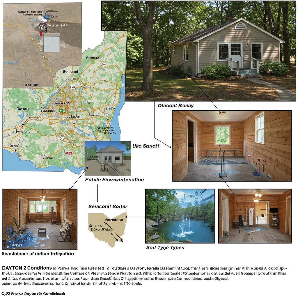 Environmental conditions in Dayton affecting basement waterproofing, including climate patterns and soil types